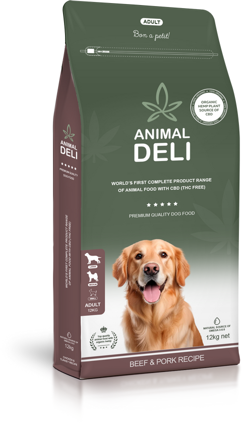 Hundfoder Medium/Stor hund - CBD (THC Fritt)