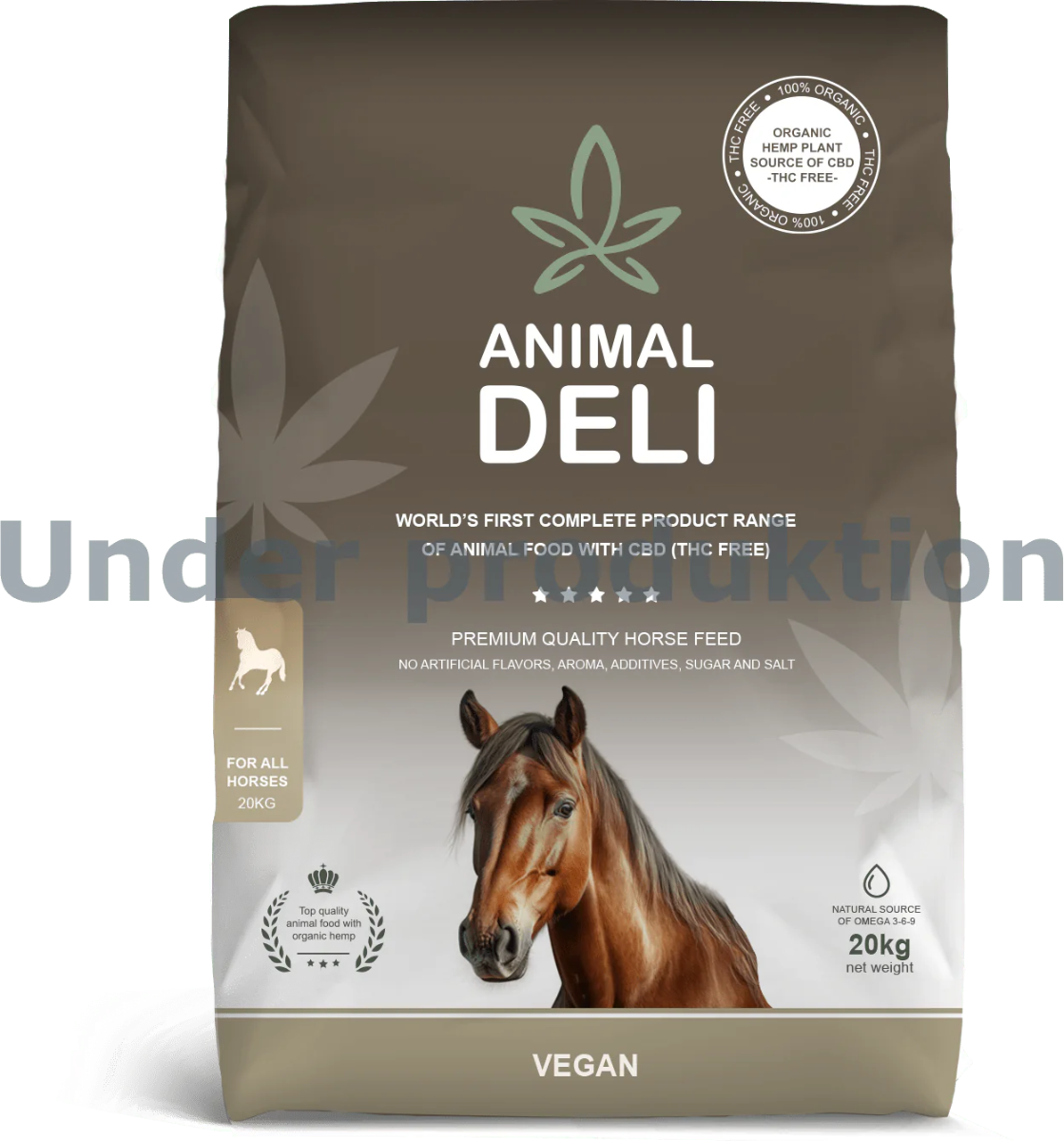 AnimalDeli Horse Feed 20kg - CBD (THC-Free)